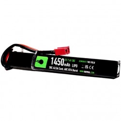 7.4v 1450mAh Nunchuck 30C (DEANS), Airsoft batteries can be a bit overwhelming - there are numerous things to consider; the battery technology (NiMH/NiCd, Lipo, LiFE, Li-Ion etc), the voltage, and the shape/style