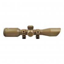 4x32 Compact Tactiacl Scope (Tan), Accessorising your airsoft replica is a rite of passage; a journey of discovery