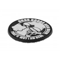 Guns, Boobs & Beer Patch, Morale Patches are velcro patches designed to offer a bit of flair and humour, ideal for mounting on bags, tactical vests, or pretty much anywhere there's a spare section of velcro