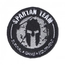 Emerson Gear Spartan Patch, Morale Patches are velcro patches designed to offer a bit of flair and humour, ideal for mounting on bags, tactical vests, or pretty much anywhere there's a spare section of velcro