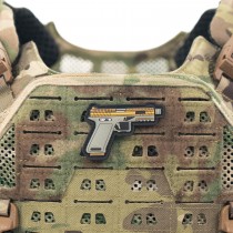 Novritsch Gun Patch (SSP18) (Coyote), Morale Patches are velcro patches designed to offer a bit of flair and humour, ideal for mounting on bags, tactical vests, or pretty much anywhere there's a spare section of velcro