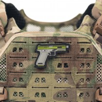Novritsch Gun Patch (SSP18) (OD), Morale Patches are velcro patches designed to offer a bit of flair and humour, ideal for mounting on bags, tactical vests, or pretty much anywhere there's a spare section of velcro