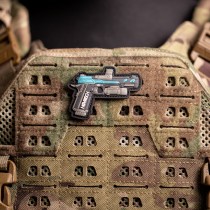 Novritsch Gun Patch (SSP5) (Blue), Morale Patches are velcro patches designed to offer a bit of flair and humour, ideal for mounting on bags, tactical vests, or pretty much anywhere there's a spare section of velcro