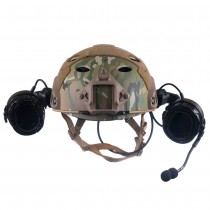 Novritsch Premium Headset Helmet Mount, Comms are vital for team cohesion - being able to coordinate effectively relies on clear communication, and being able to achieve this over a wider area, without direct sight, is ideal