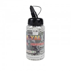 Royal BB’s (0.20g) (2000 Rounds), Having enough BB's on hand is essential - this handy bottle has a built in nozzle for easy-pour, and holds 2,000 polished BB's
